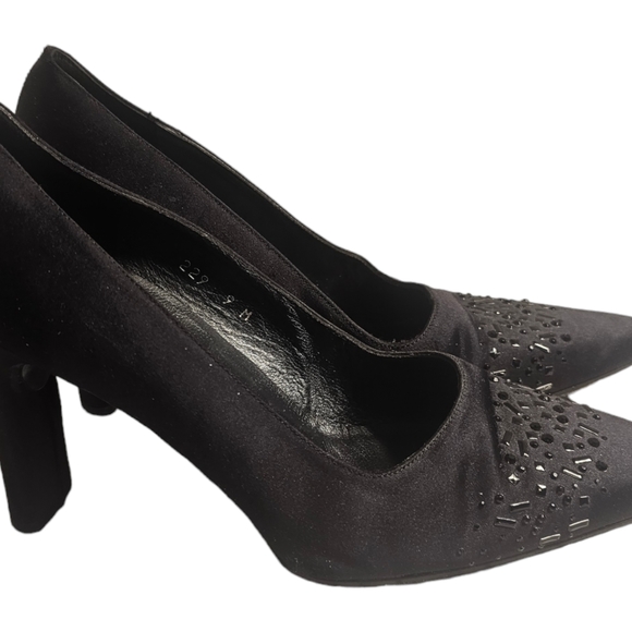 Enzo Angiolini Satin Pumps/Pointy Toe Pumps - Picture 3 of 9